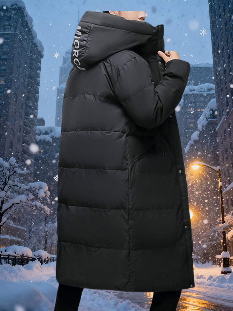 Veste matelassée, coupe-vent, à capuche, modele 2, détail du vêtement