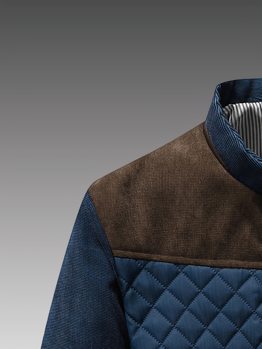 Veste, à col montant, bleu brunâtre, photo 9