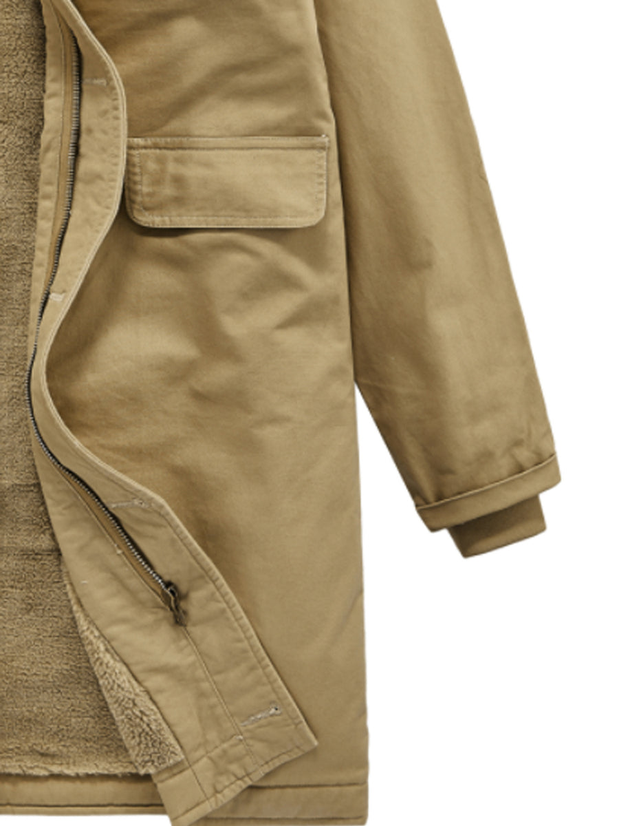 Manteau, à capuche, modele 2, détail du vêtement