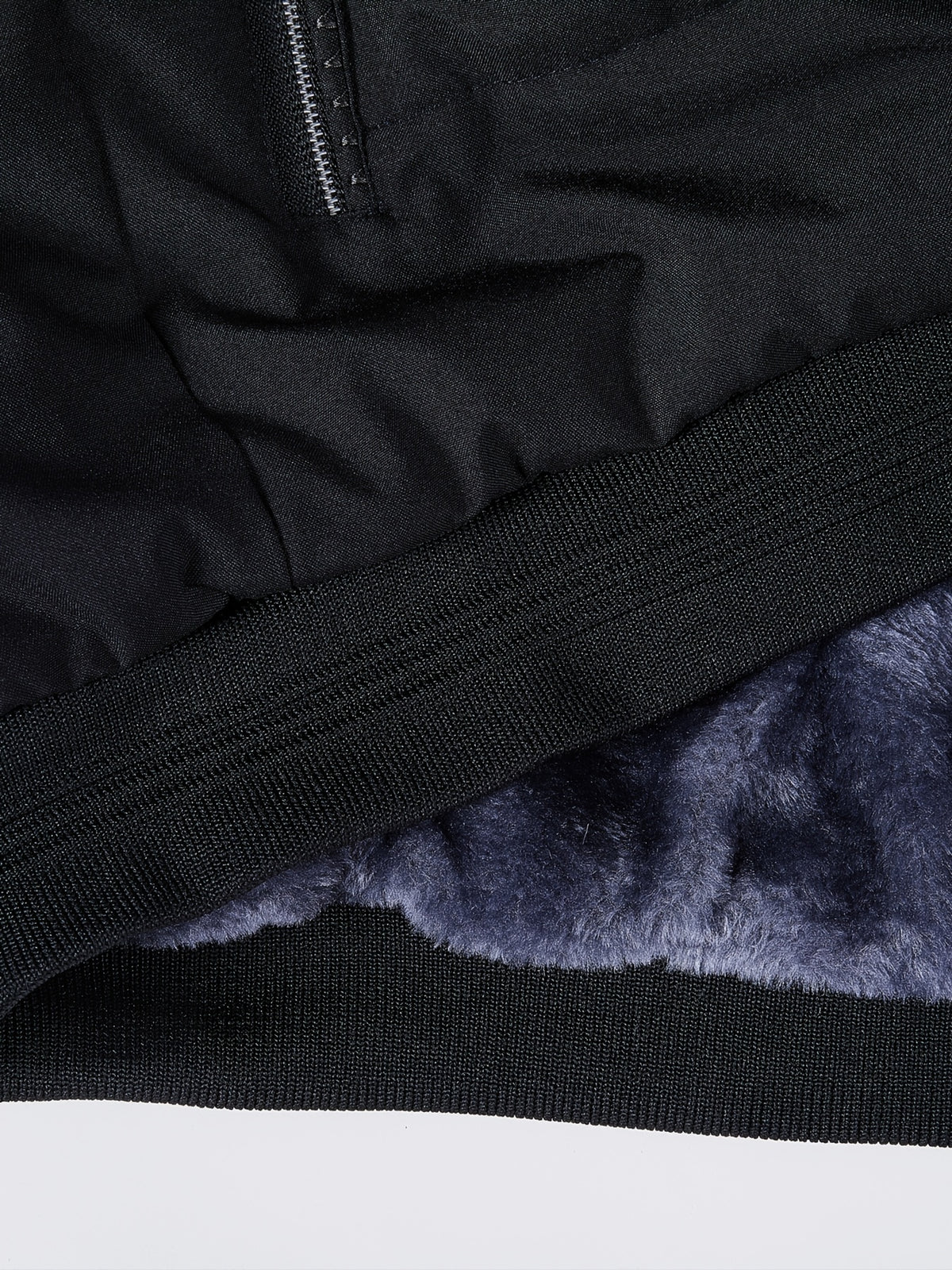 Manteau pour homme, à col montant, noir