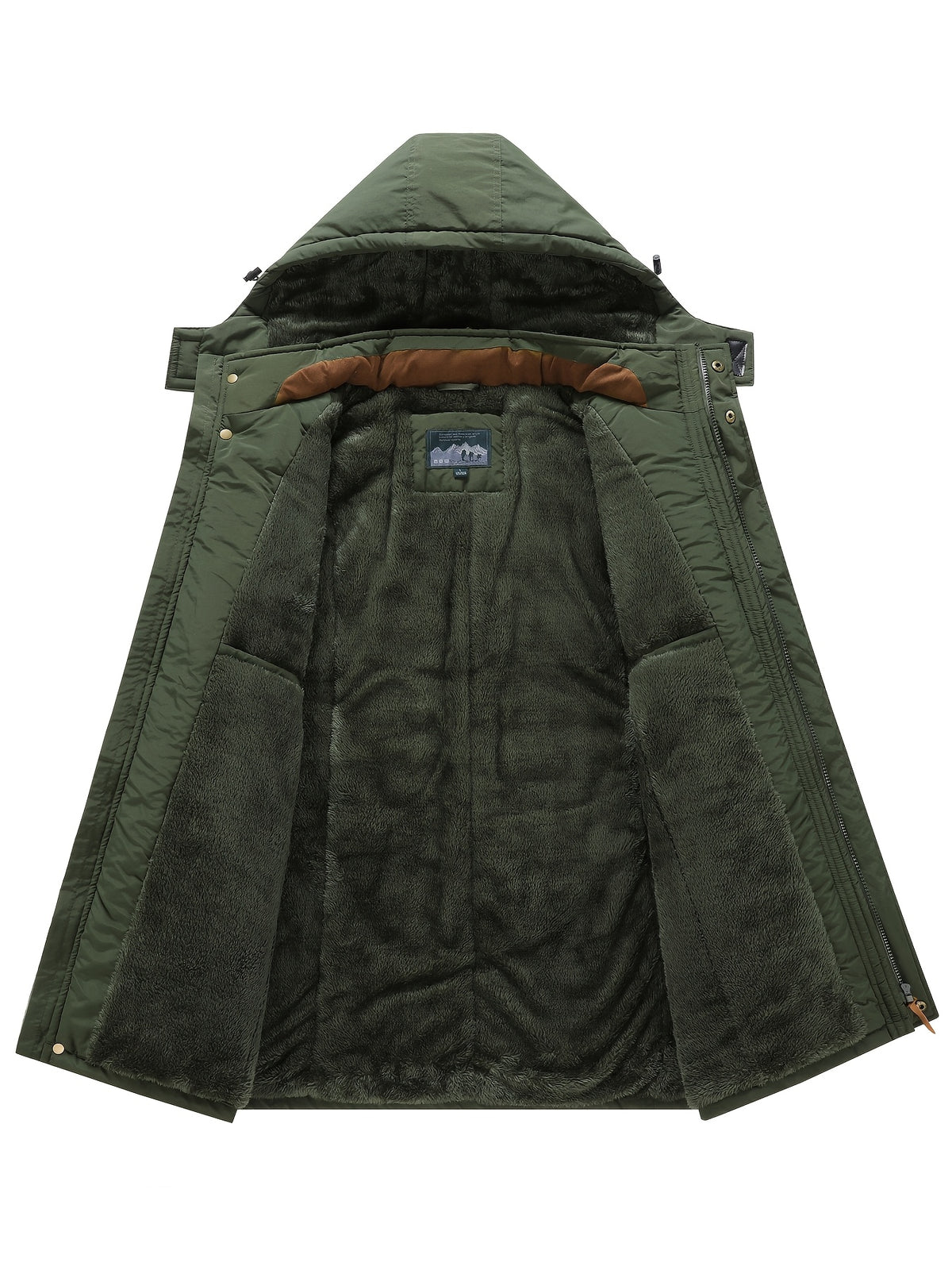 Veste pour homme, polaire, à col montant