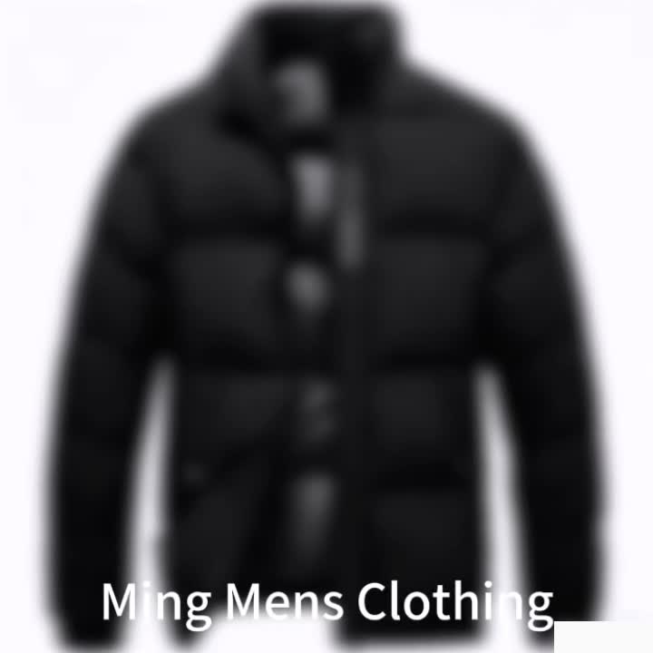 Veste pour homme, à col montant, gris clair