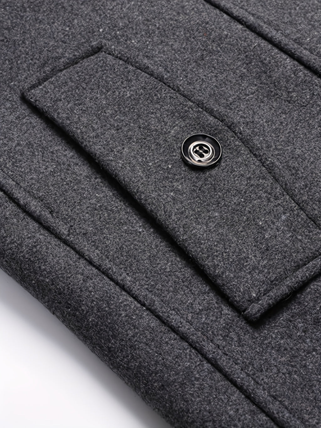 Veste en laine, 30 % laine, tweed, noir, photo 15