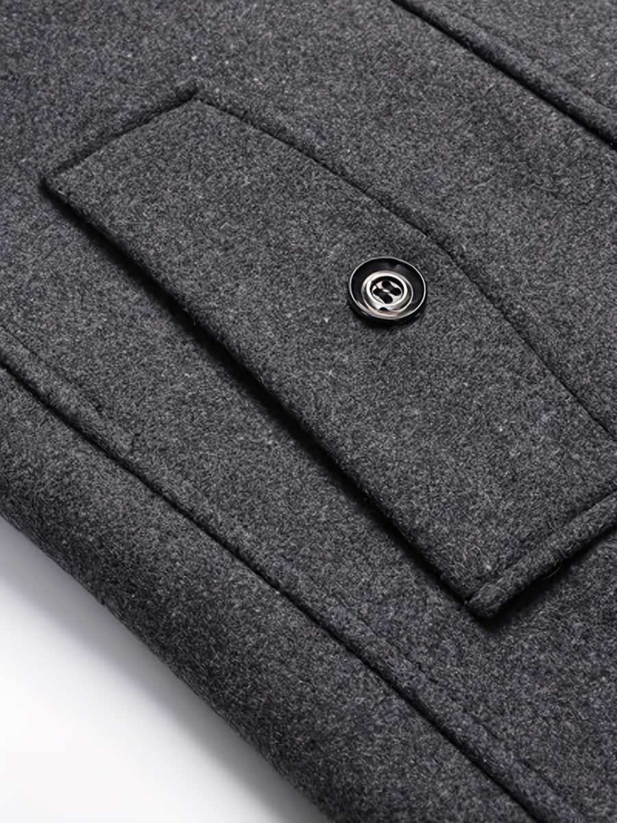 Veste en laine, 30 % laine, tweed, noir, photo 15