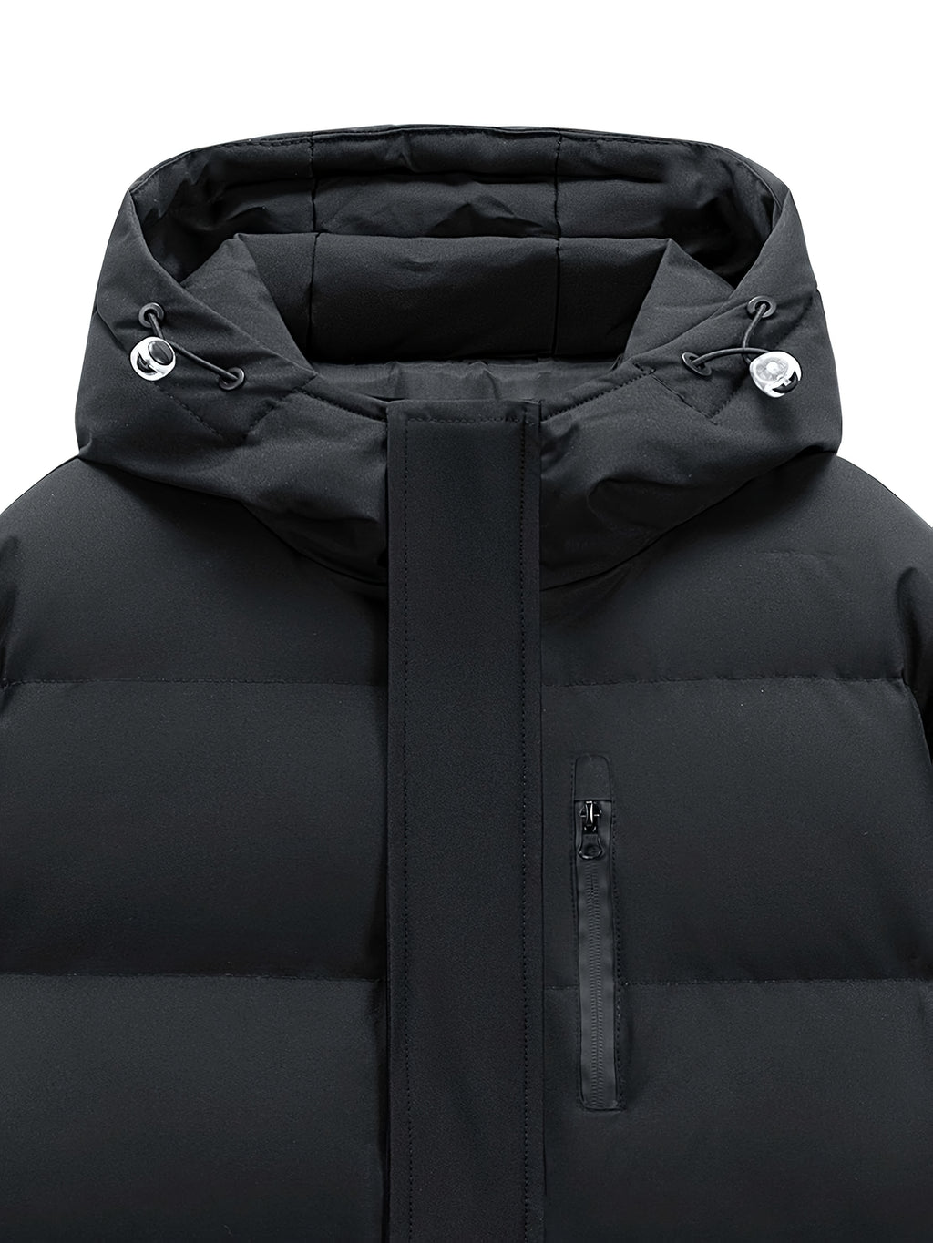 Manteau pour homme, à capuche, blanc ivoire