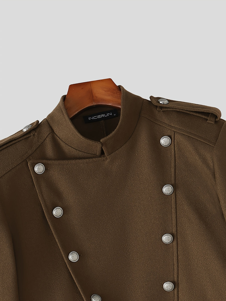 Veste, à col montant, marron clair, photo 19