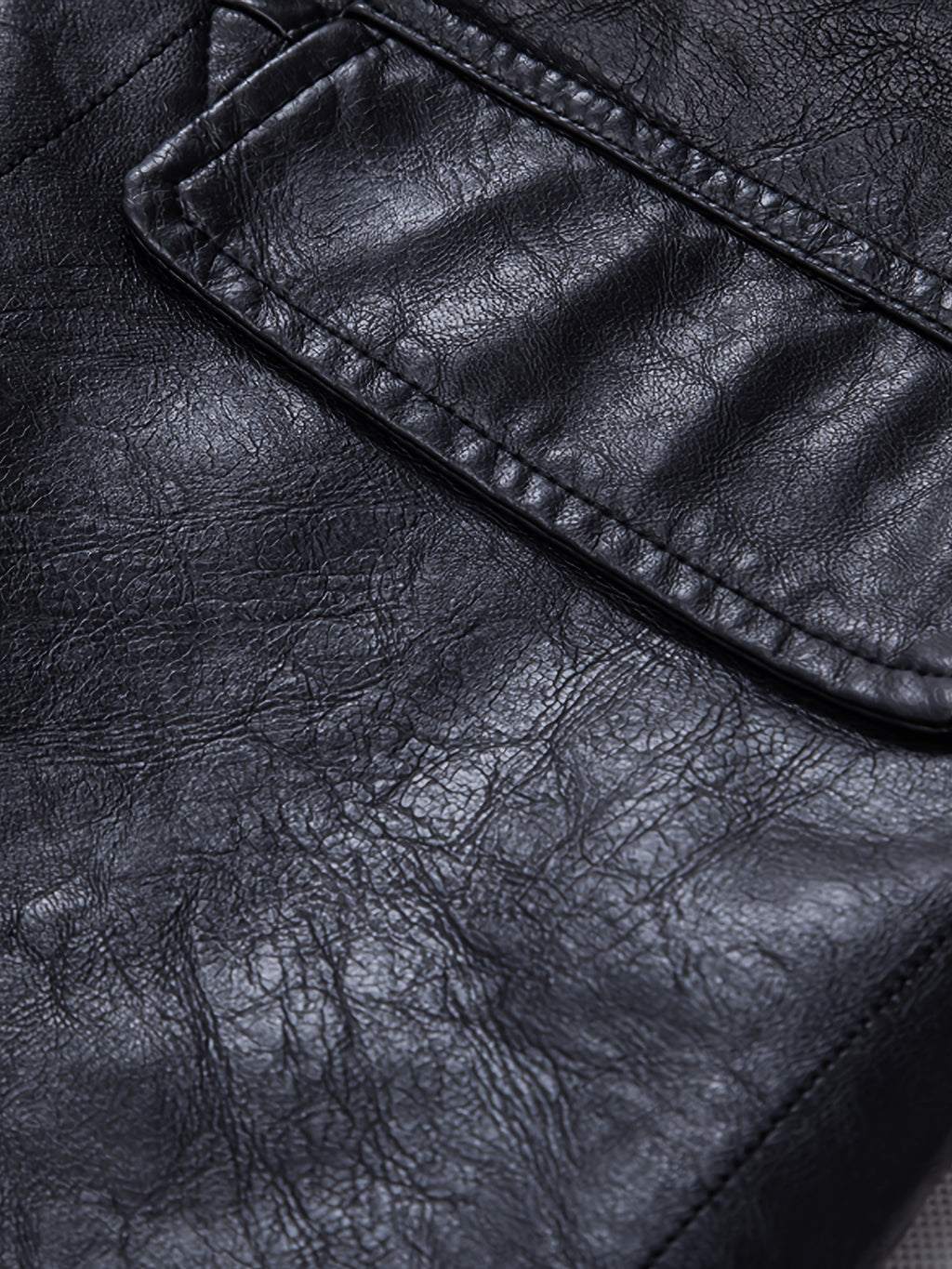 Veste pour homme, à revers, marron foncé