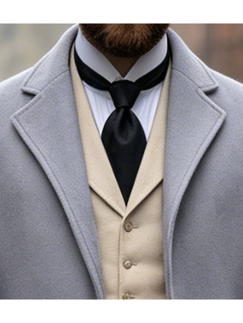 Manteau, tweed, à revers, kaki, photo 9