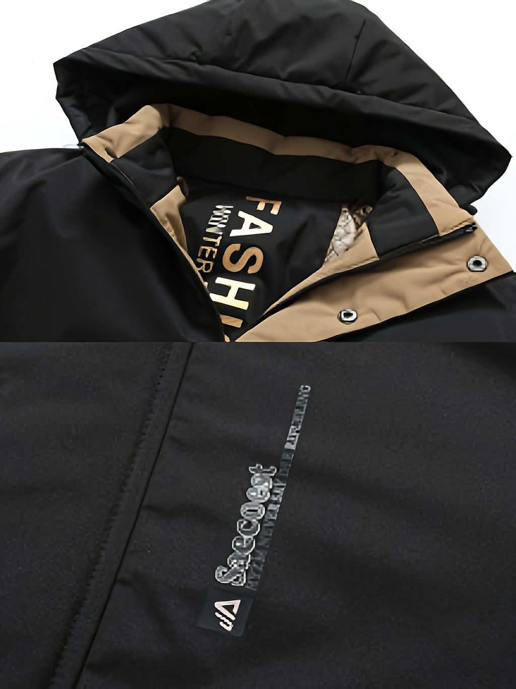 Veste pour homme, coupe-vent, à capuche, modele 5