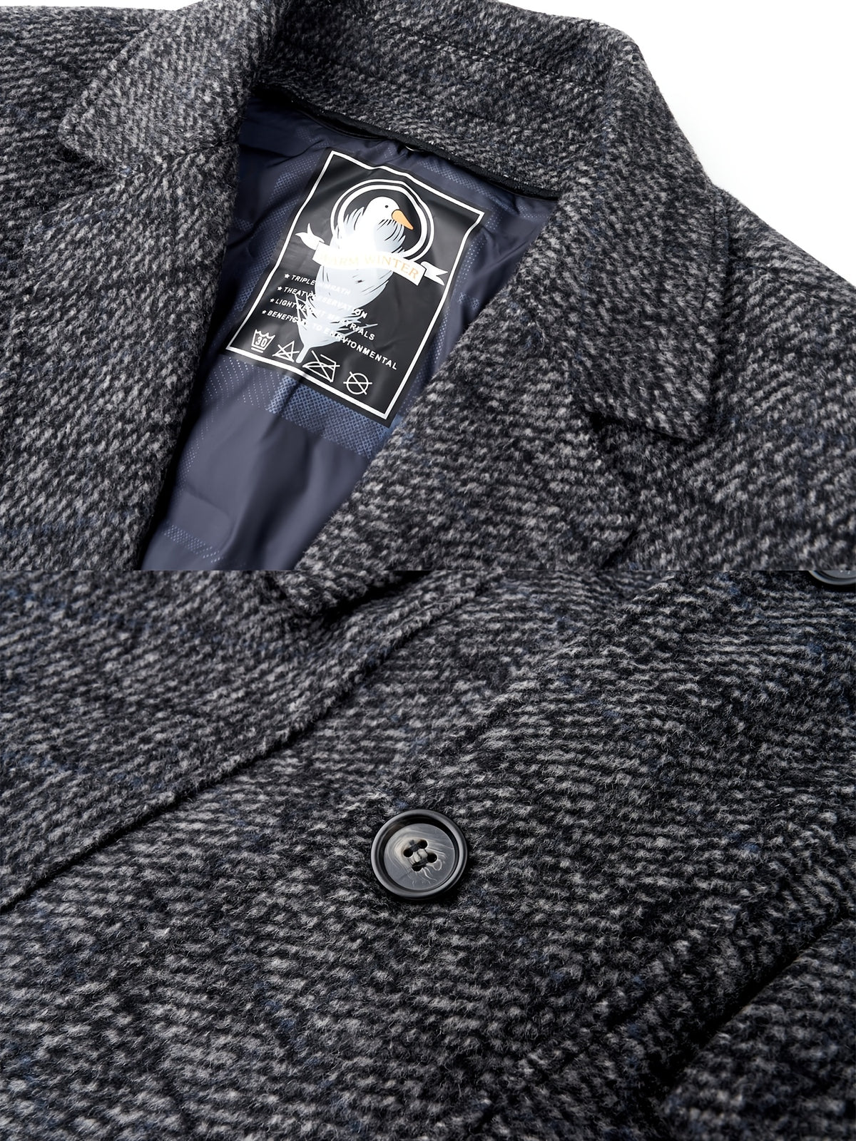 Manteau, 20 % laine, tweed Image