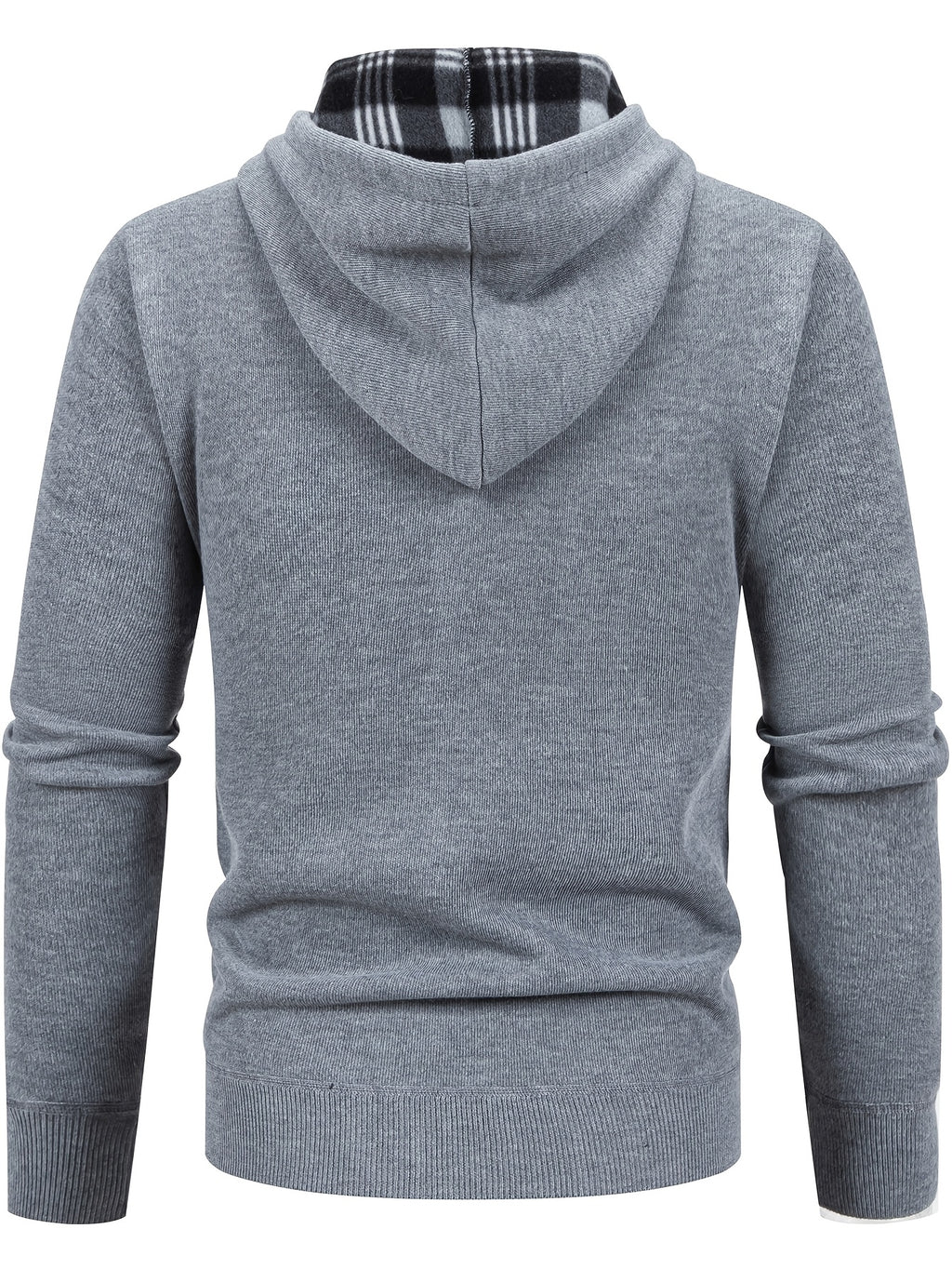 Manteau matelassé long pour homme, patchwork, à capuche