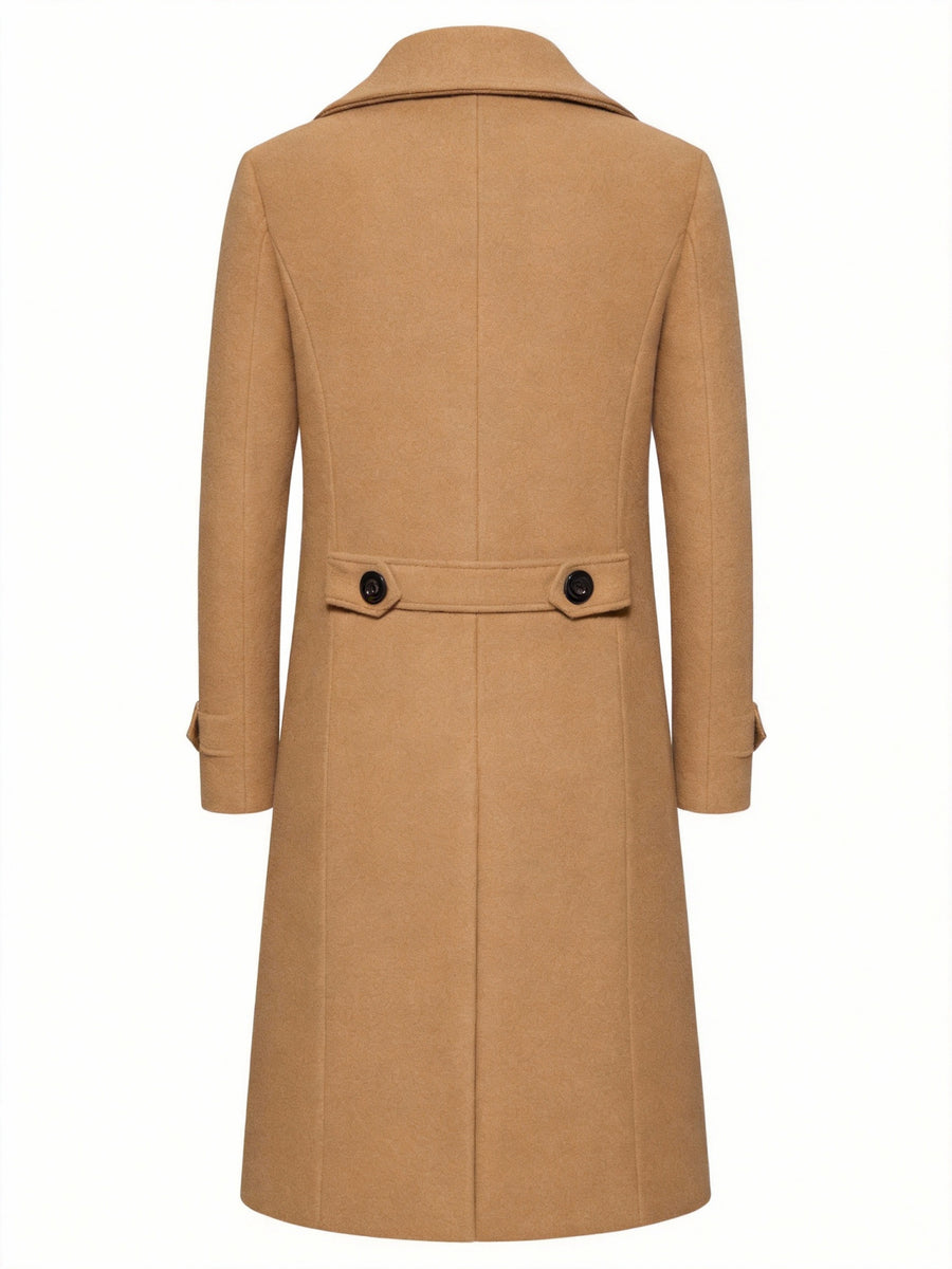 Manteau long, tweed, à revers, gris foncé, photo 14