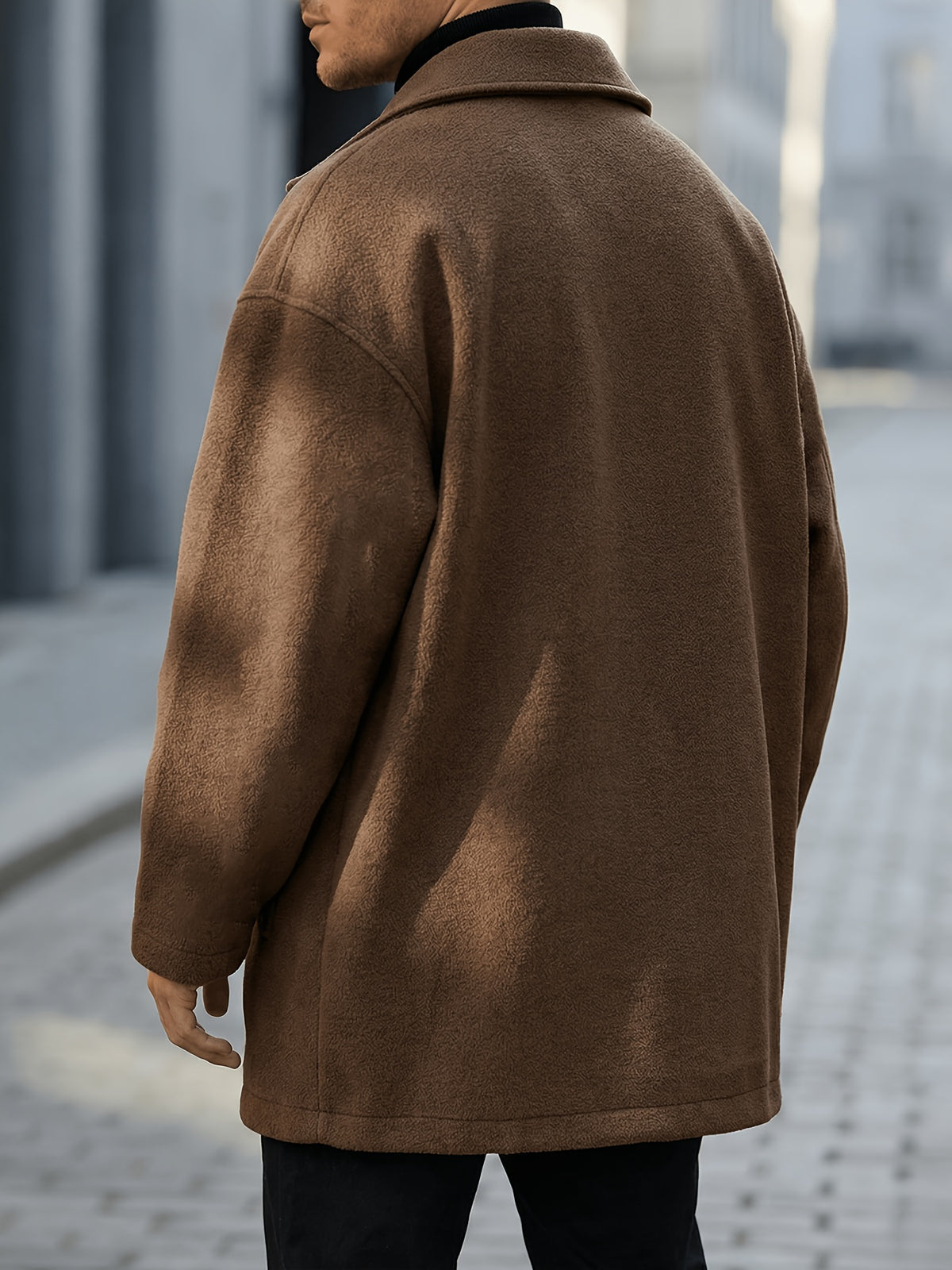 Manteau pour homme, à revers, modele 9