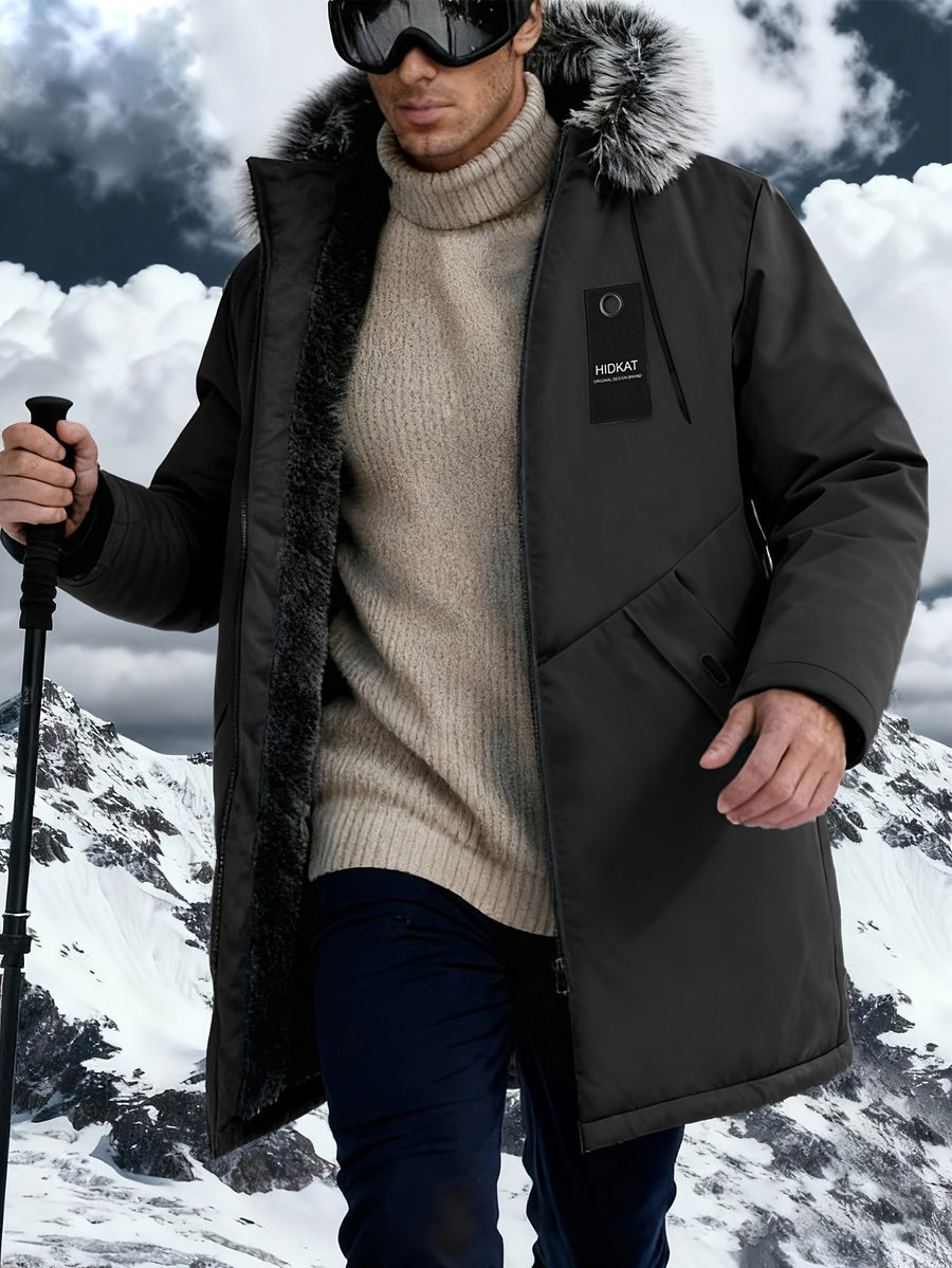 Manteau matelassé, à capuche, gris, détail du vêtement