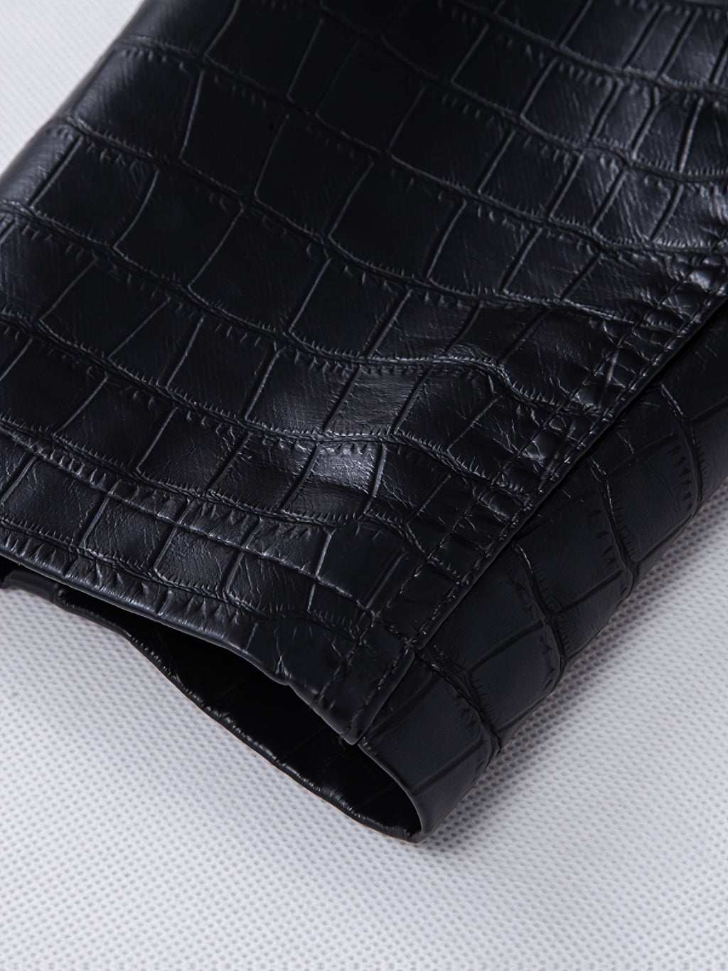Veste long, grandes tailles, à revers, détail du vêtement