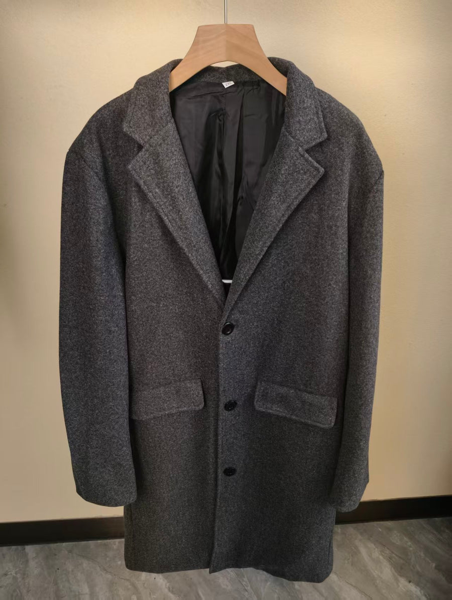 Trench, à revers, bouton, détail du vêtement