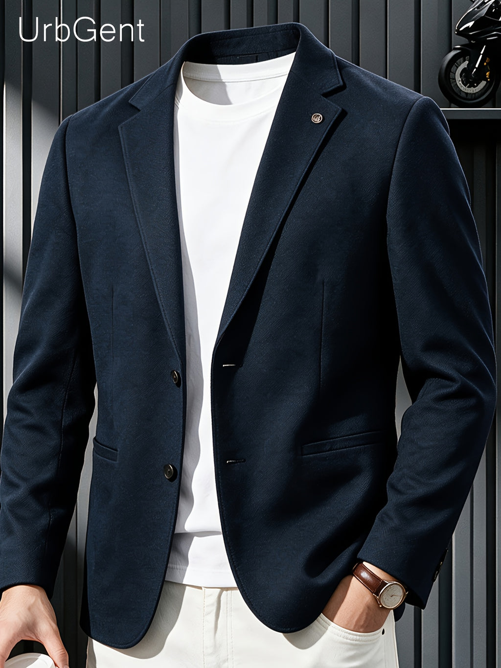 Veste, bleu, photo 5