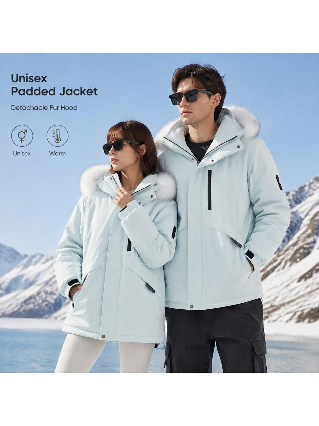 Manteau en fausse fourrure pour homme, coupe-vent, à capuche