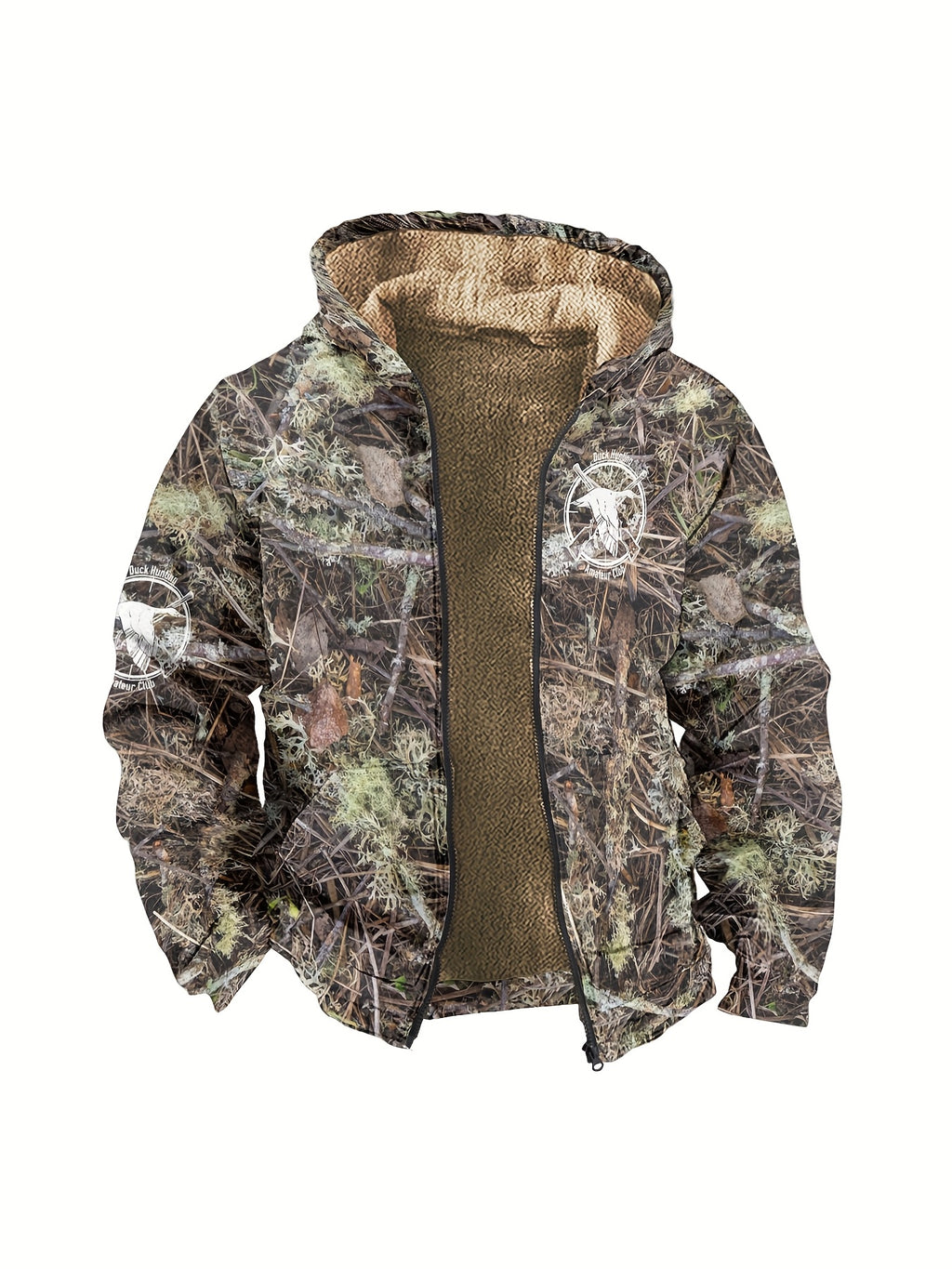 Manteau pour homme, polaire, à capuche