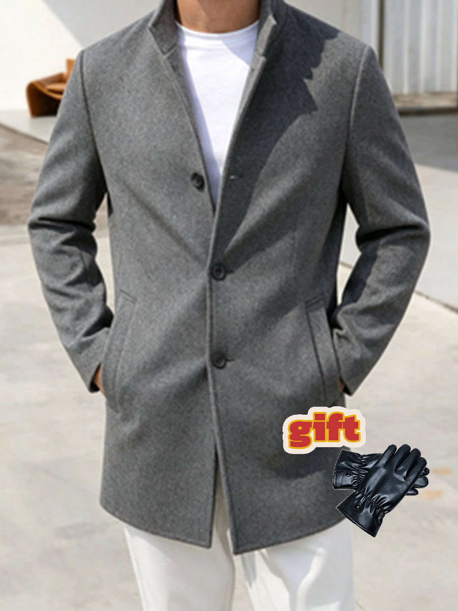 Trench en laine, 40 % laine, velours, photo 7