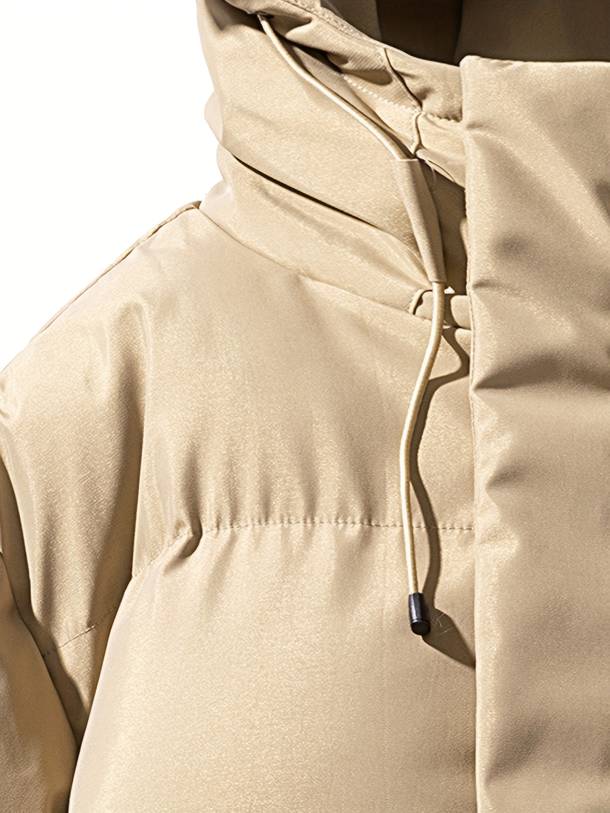 Veste pour homme, à capuche, beige