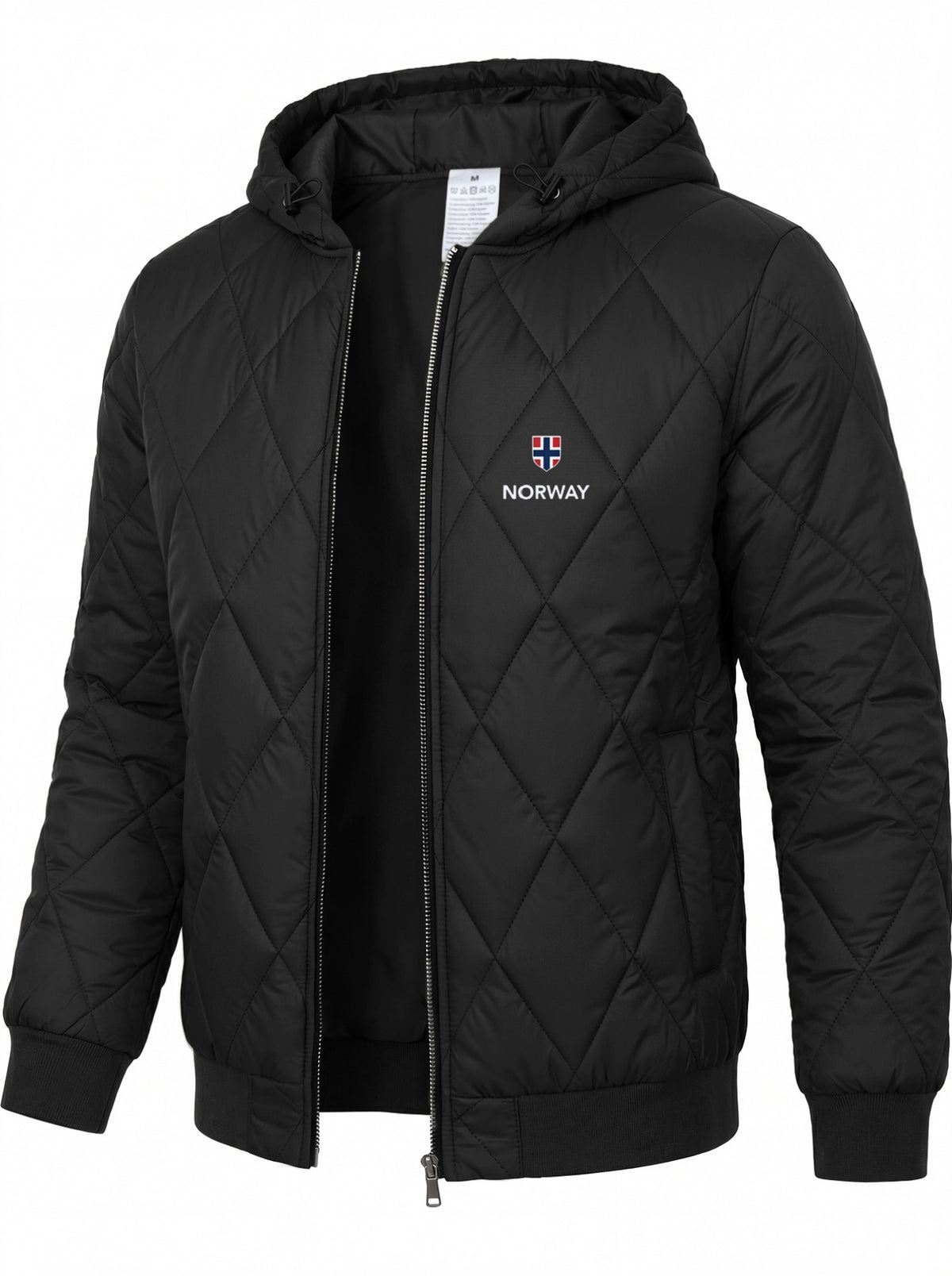 Veste pour homme, à carreaux, à capuche, vert tactique