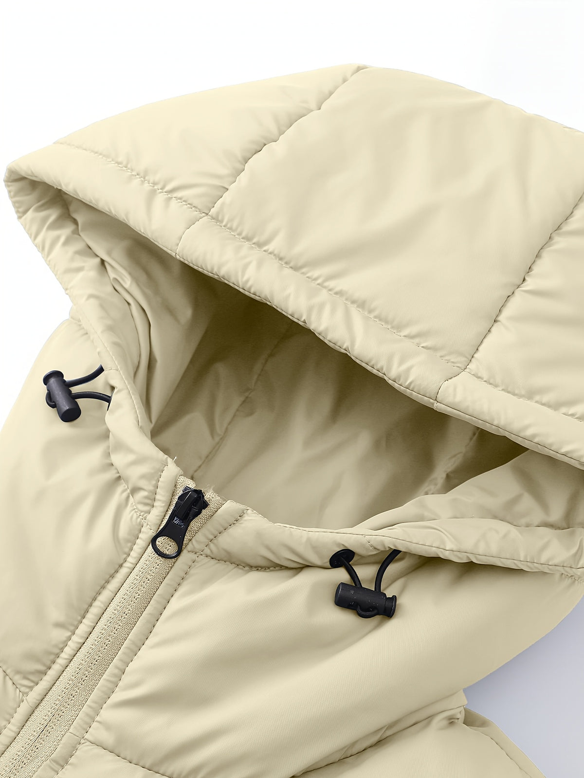 Manteau matelassé pour homme, à capuche, bleu foncé