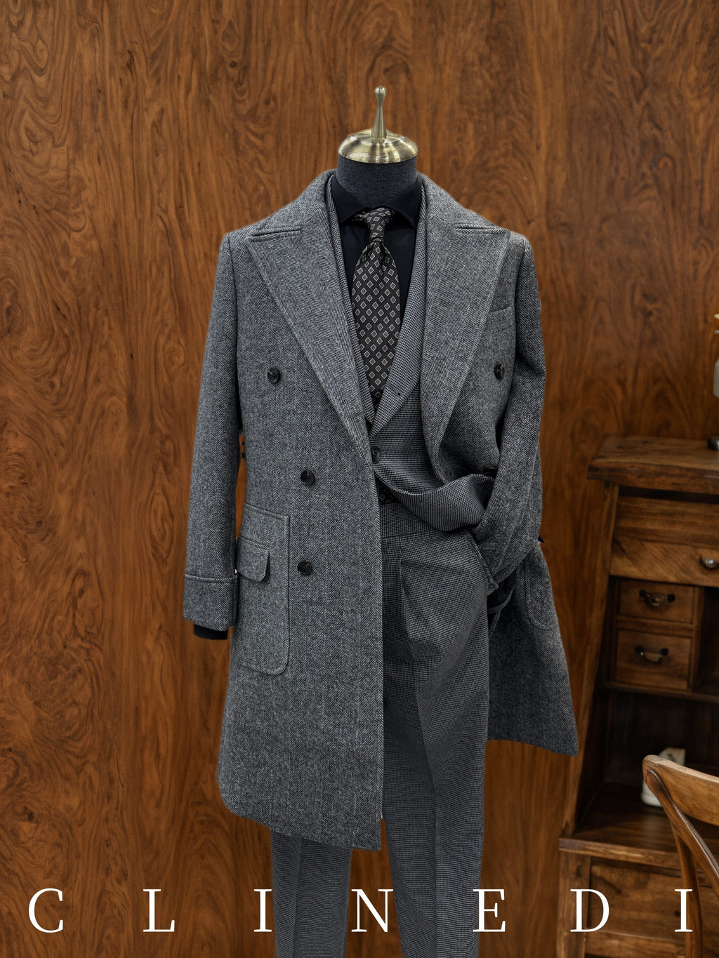 Veste en laine, 50 % laine, à revers, photo 14