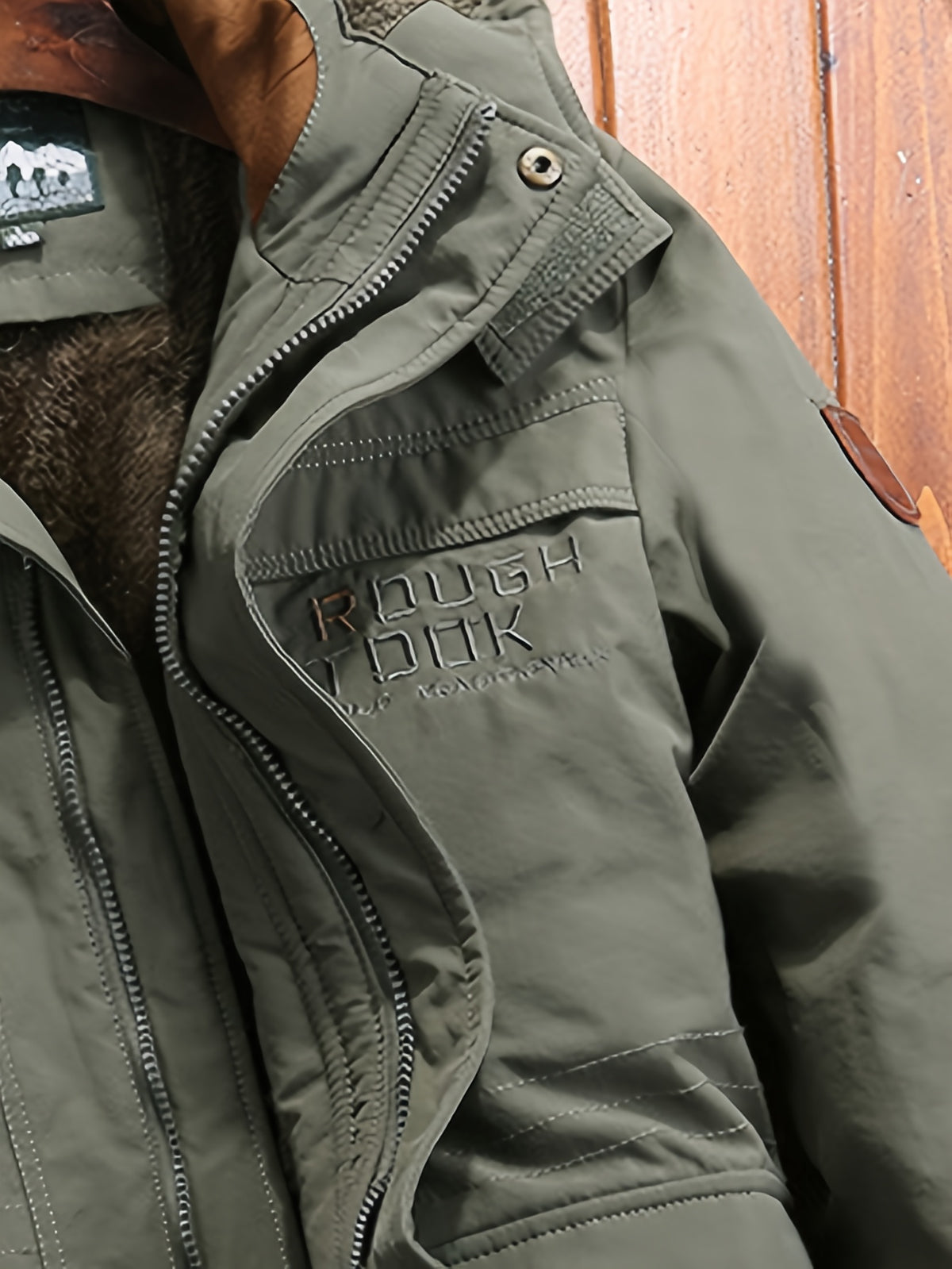 Veste pour homme, polaire, à capuche, bleu foncé