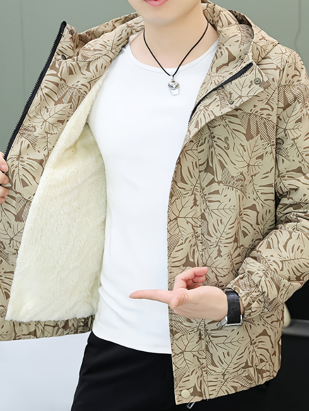 Veste pour homme, polaire