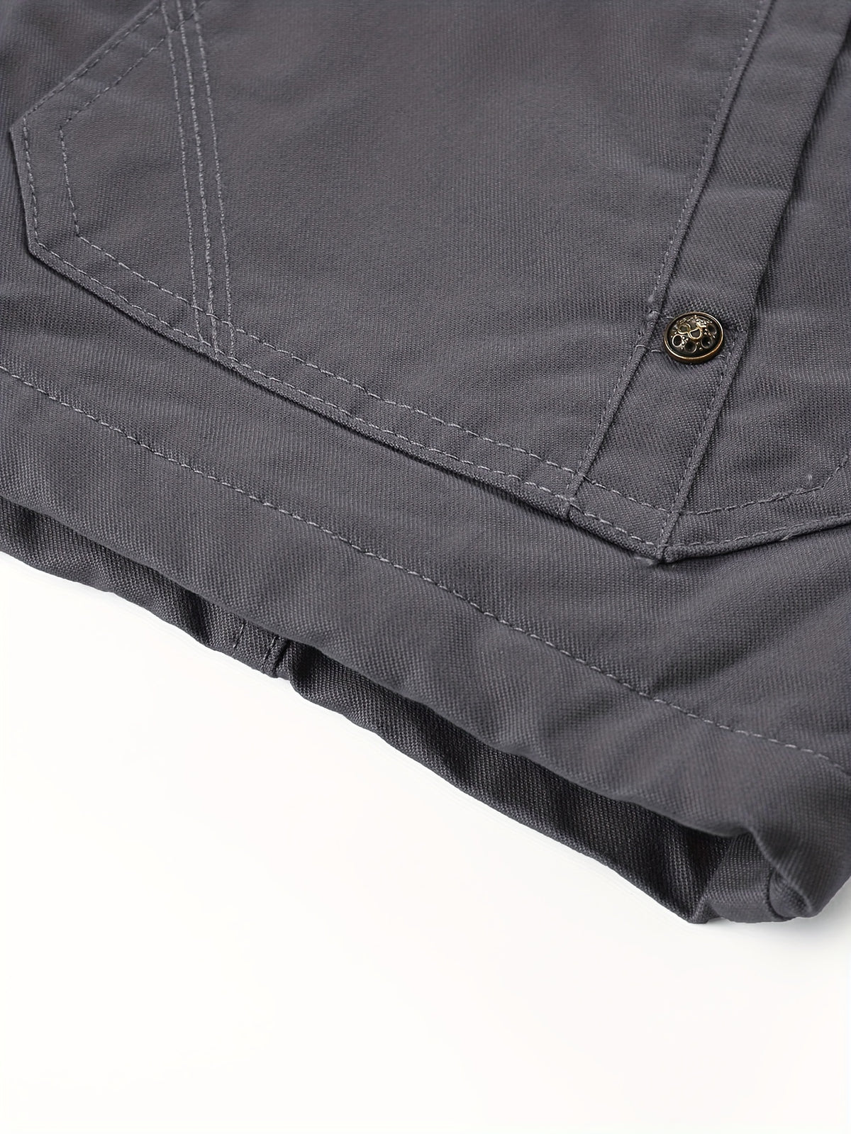 Veste mi-long pour homme, à capuche, noir