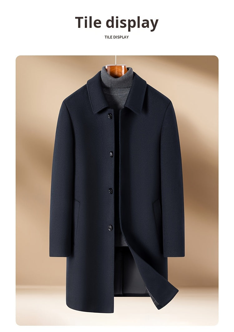 Veste en laine longue, 100 % laine, tweed, photo 8