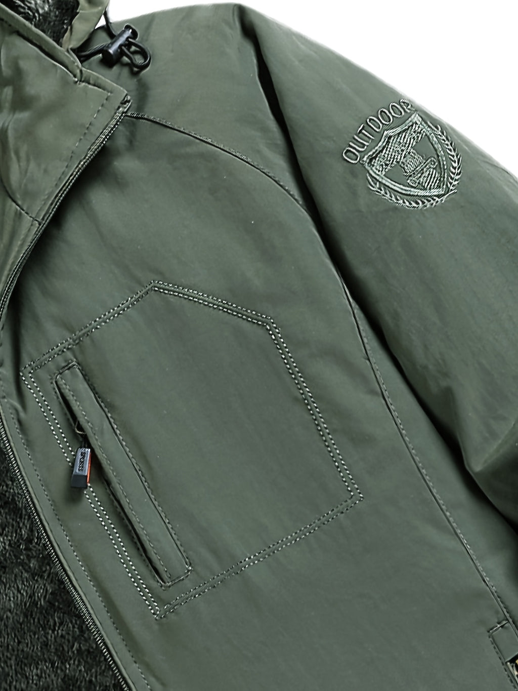 Manteau pour homme, à capuche, modele 7