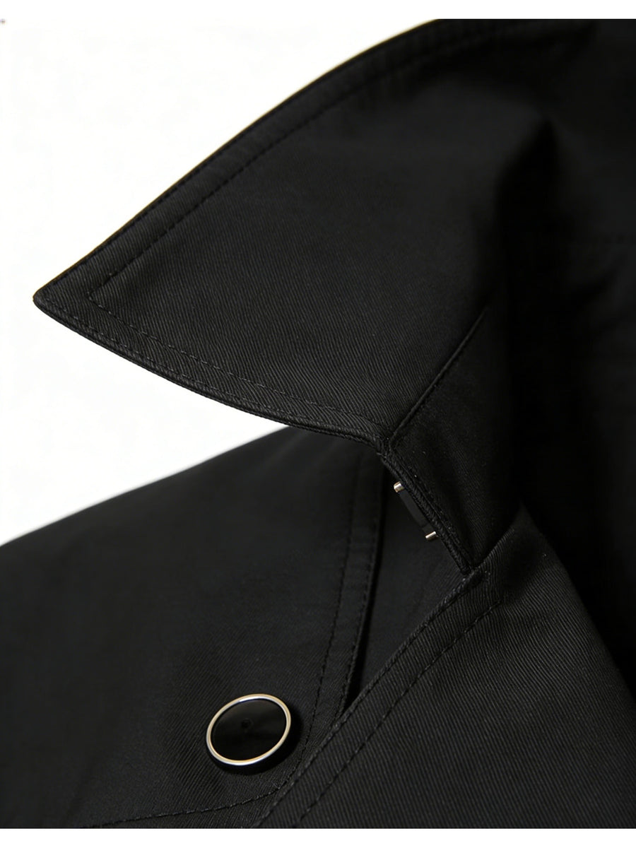 Trench, à revers, poche, détail du vêtement