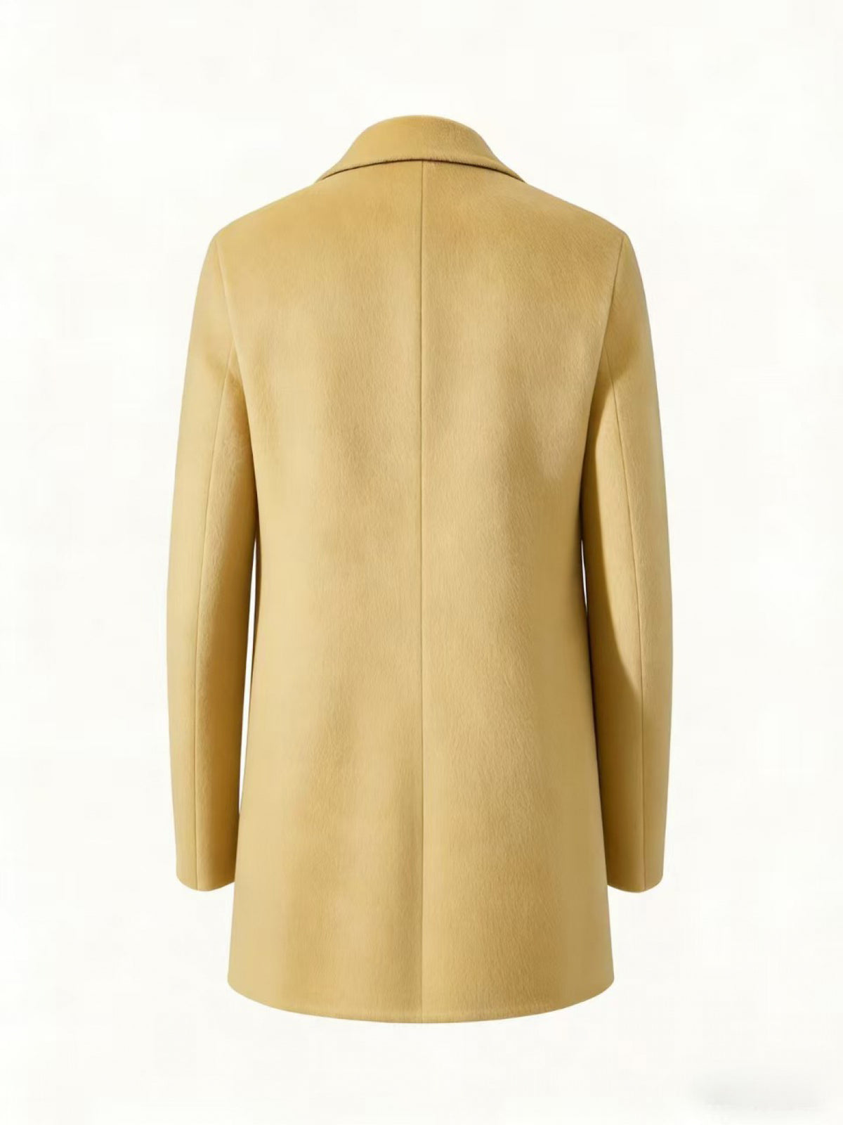 Manteau pour homme, à revers, gris