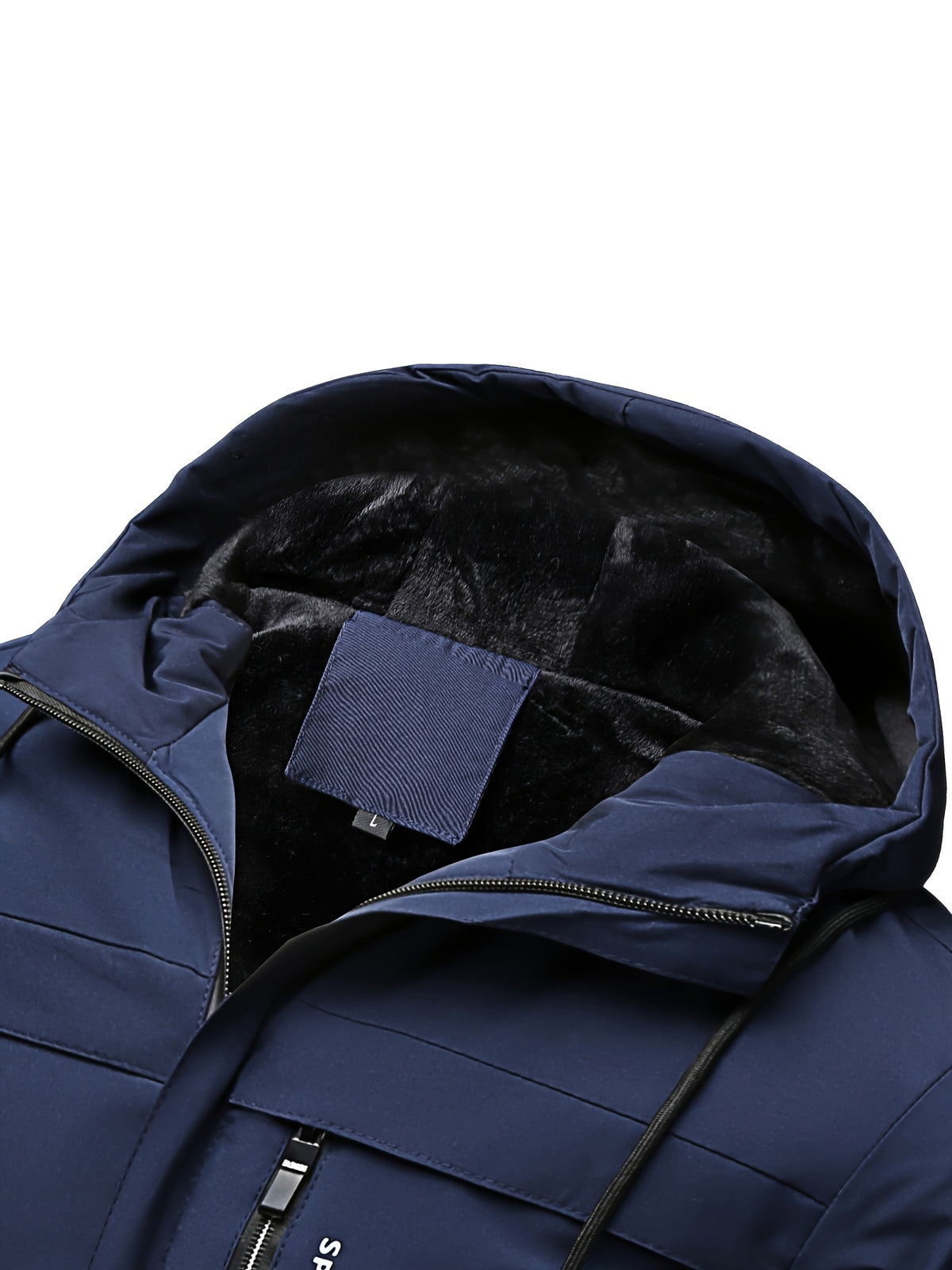 Parka pour homme, polaire, à capuche