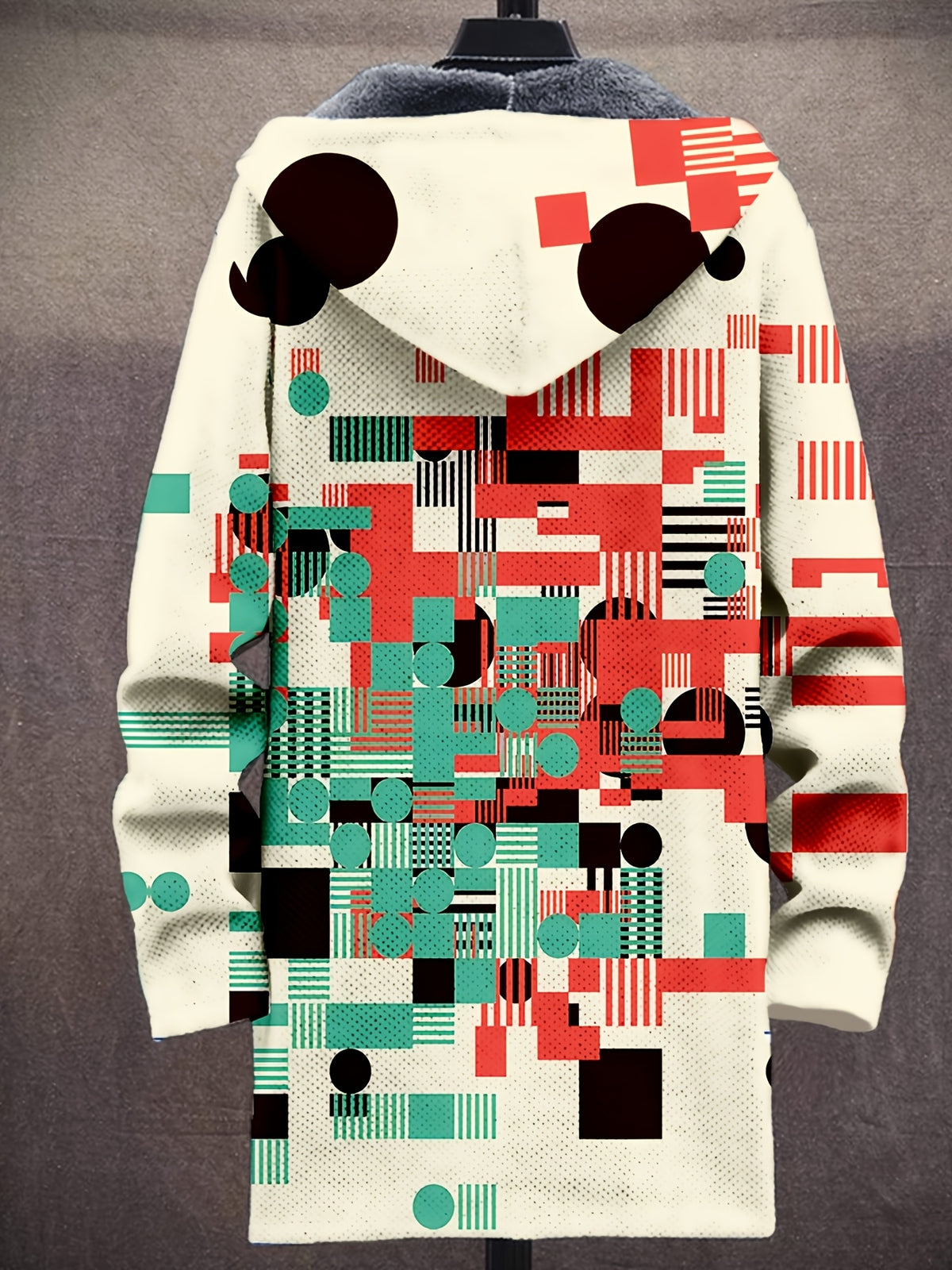 Veste long pour homme, à capuche, jaune