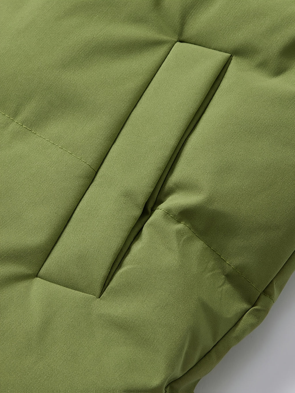 Manteau matelassé pour homme, coupe-vent, à col montant