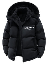 Manteau en fausse fourrure, imperméable, à capuche