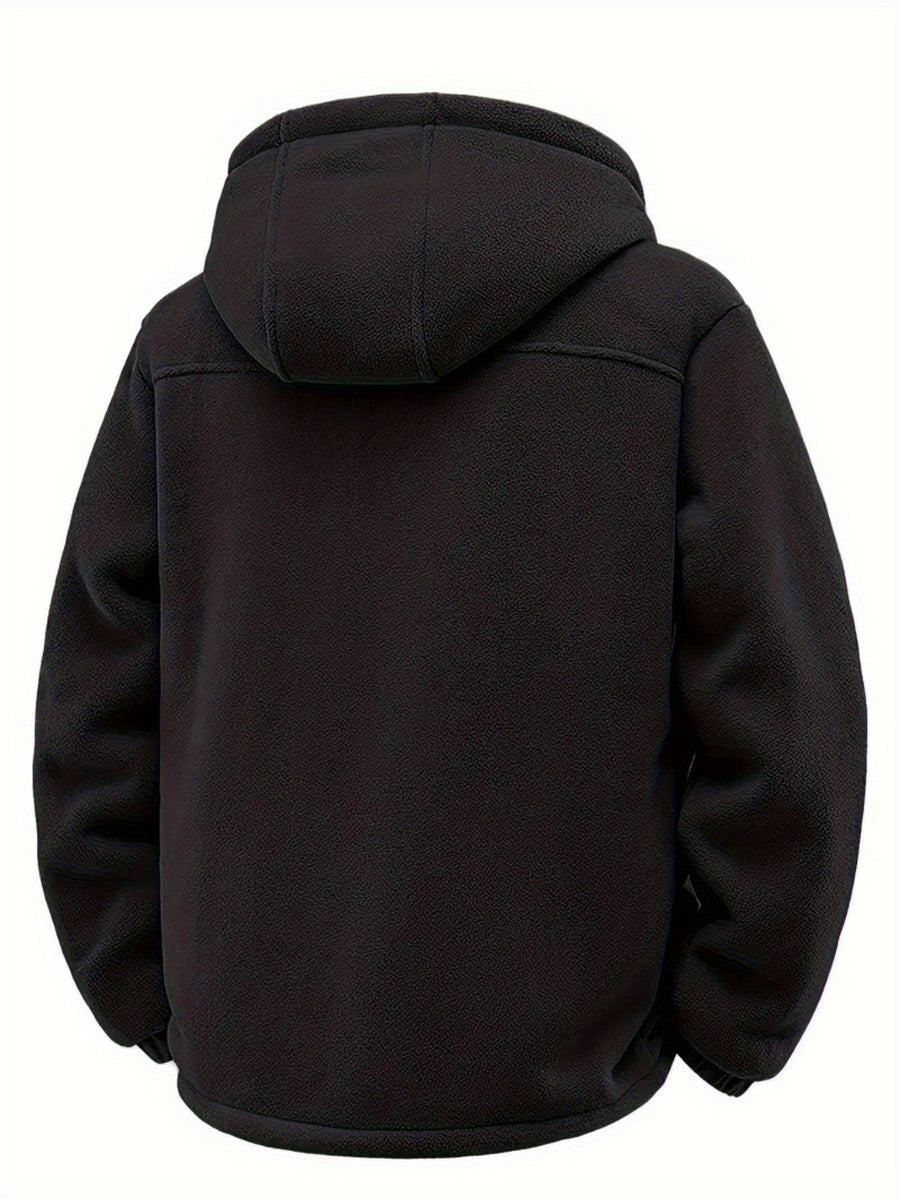Veste, à capuche, noir foncé, photo 13