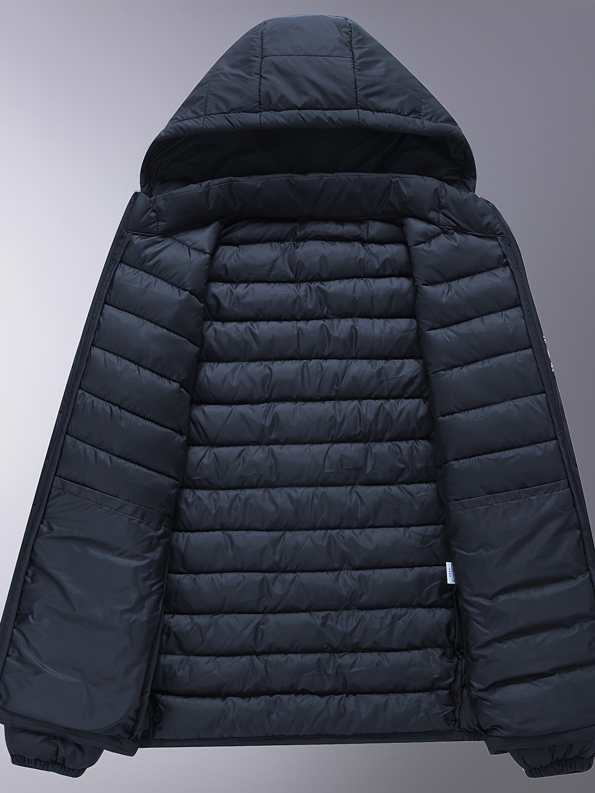 Veste matelassée pour homme, imperméable, à capuche