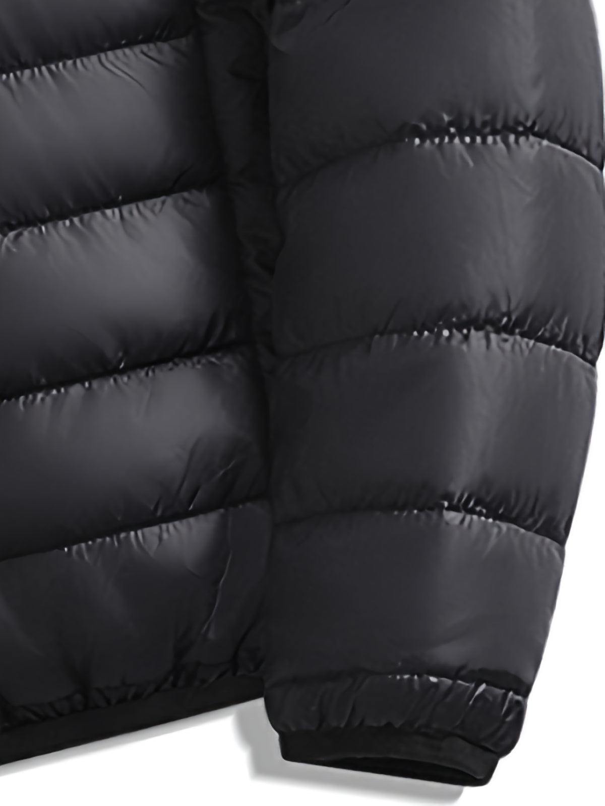 Veste pour homme, coupe-vent, à capuche, noir
