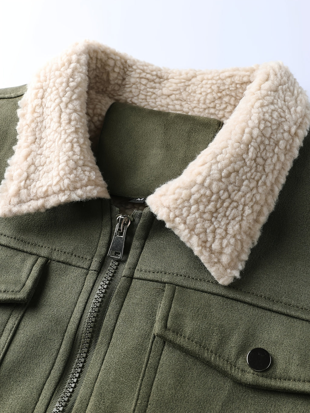 Veste long pour homme, velours, à revers