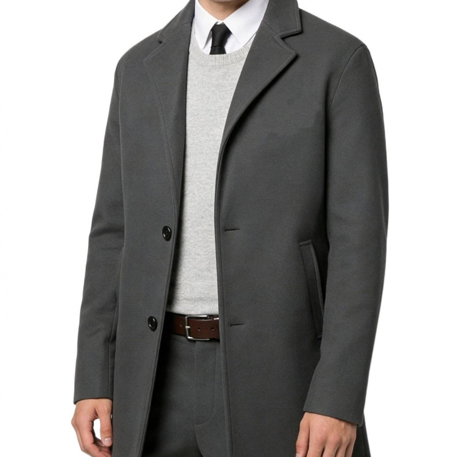 Trench, à revers, modele 5, coloris gris foncé