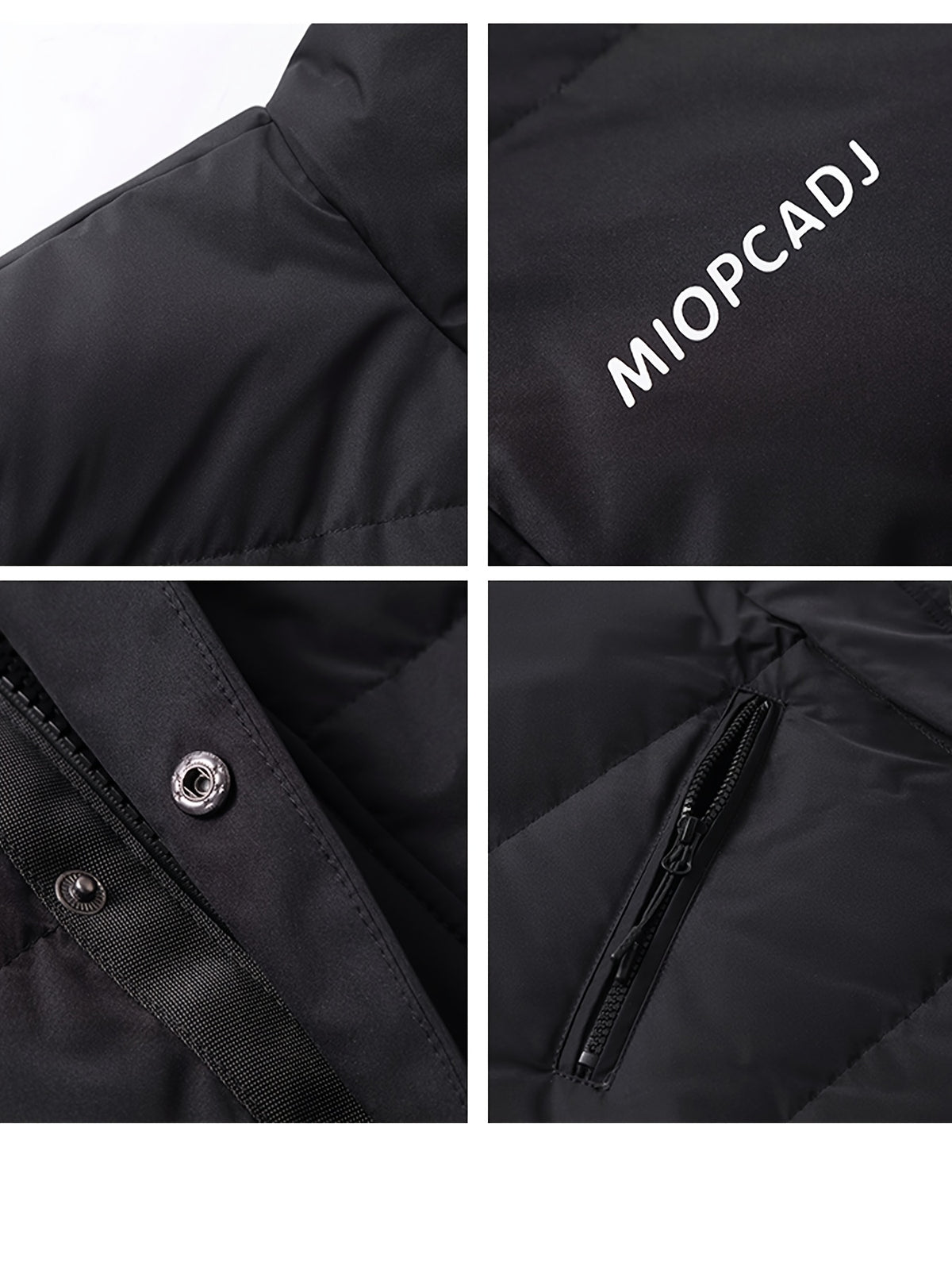 Veste matelassée pour homme, coupe-vent, à capuche, modele 2