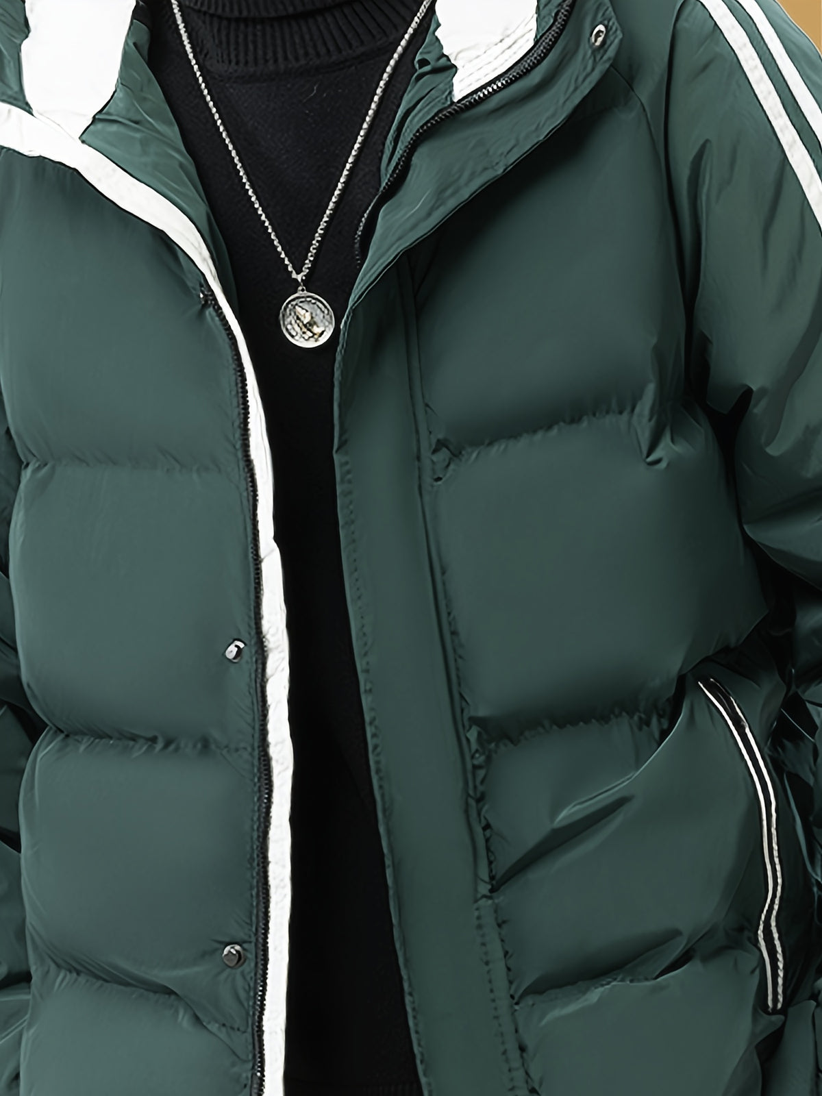 Manteau matelassé pour homme, à capuche, modele 7