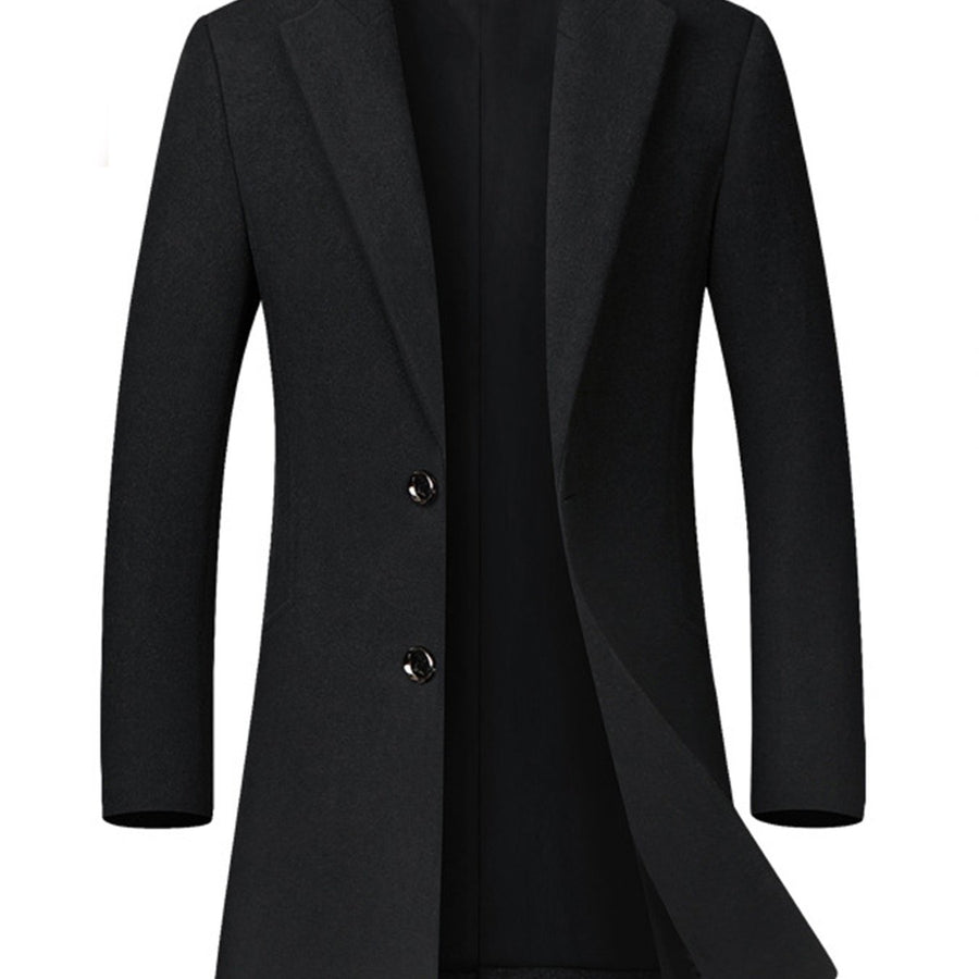Manteau en laine, 40 % laine, tweed, coloris noir