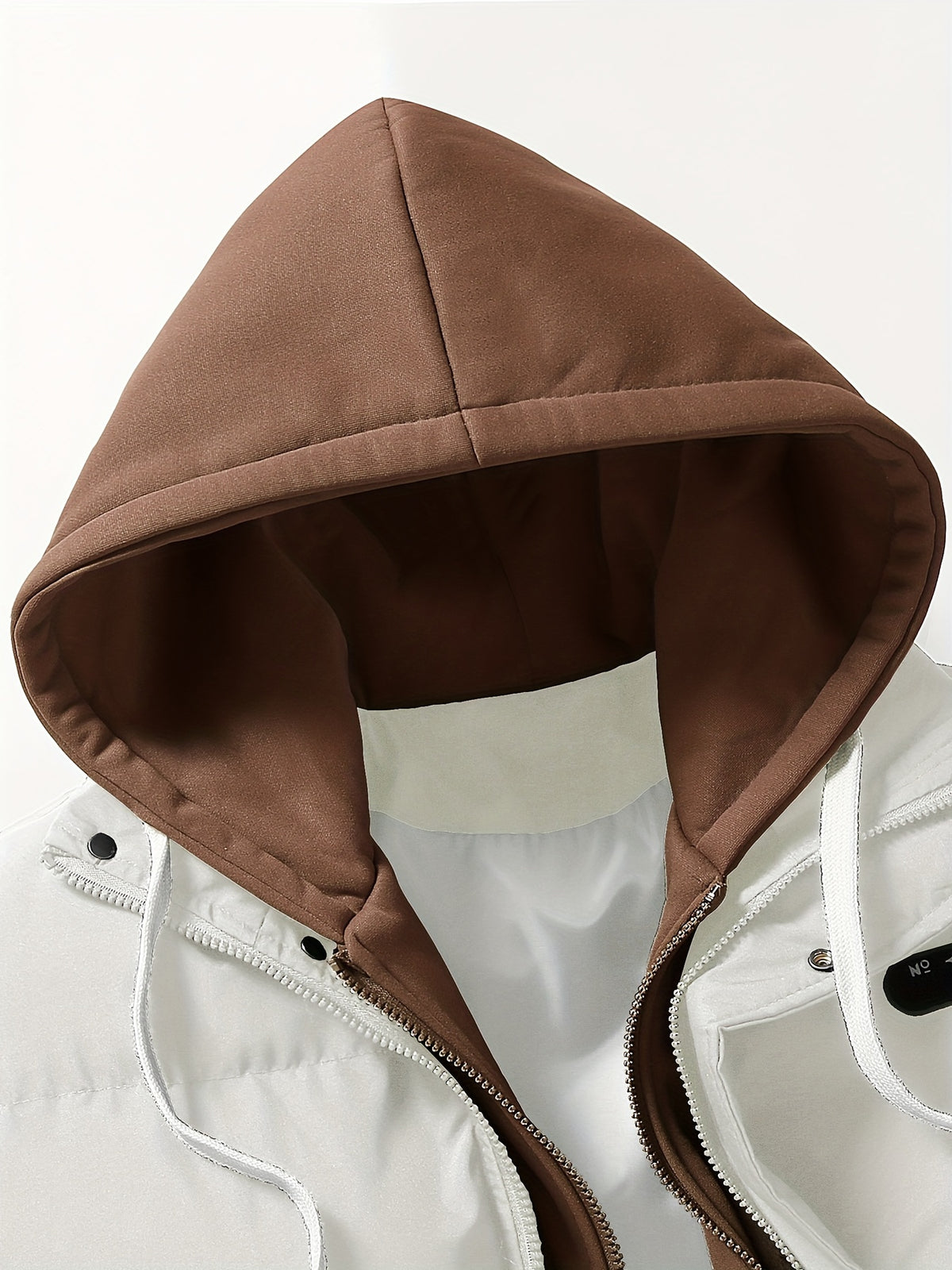 Veste pour homme, à capuche, bleu clair
