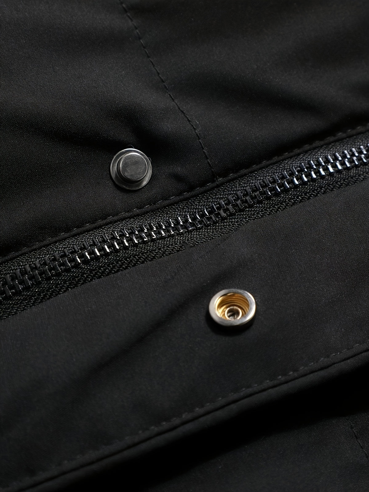 Manteau pour homme, à capuche, col montant