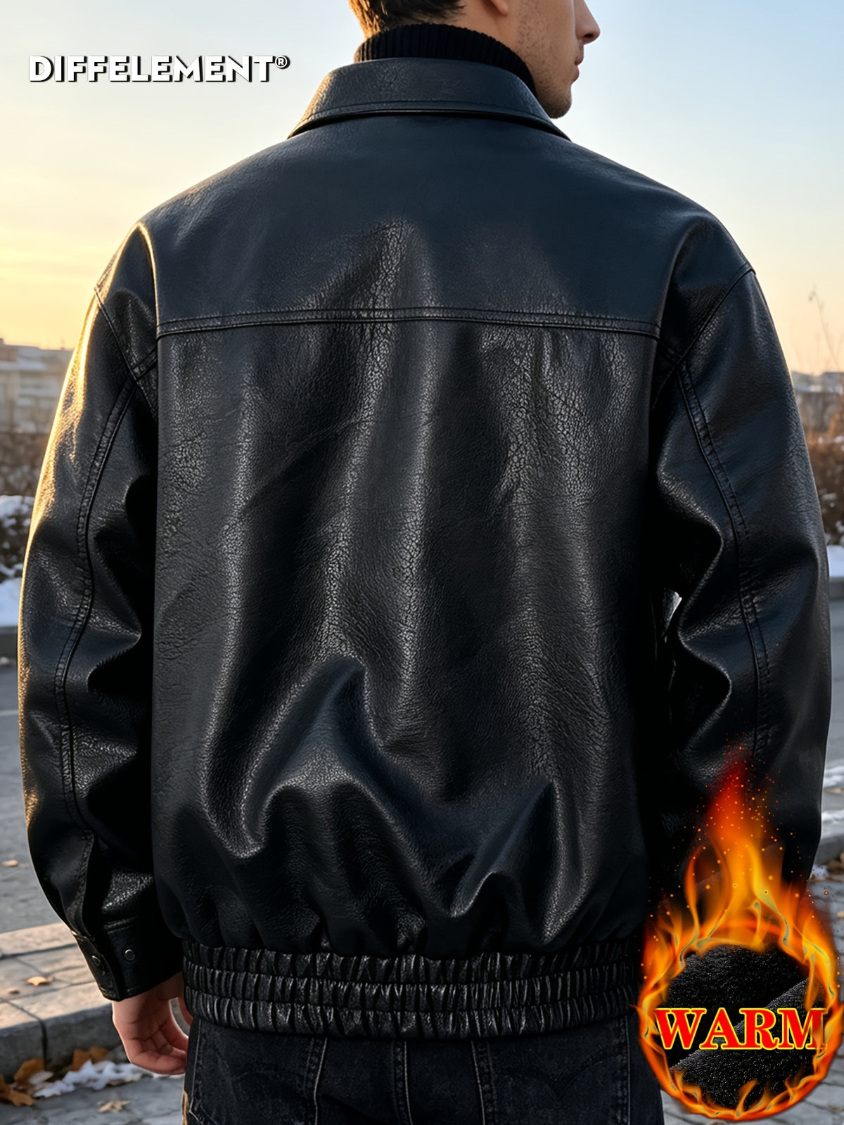 Veste pour homme, coupe-vent, à revers